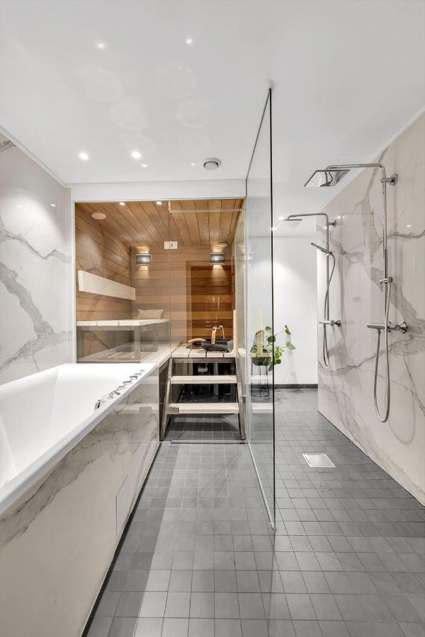 Kais Sauna, Jacuzzi, Cinema And Balcony House! Central Location Тромсьо Екстериор снимка